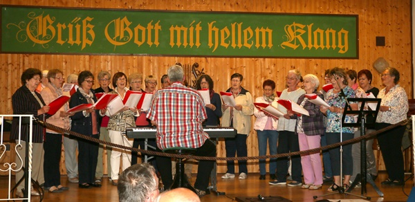 Der Frauenchor der Sängervereinigung Iggelheim