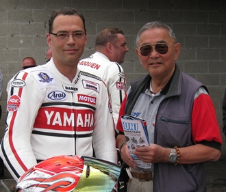 Koichi Shimada mit Sohn Keiki in SPA Belgien 2012