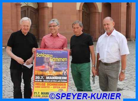 v.l.: Prof. Dr. Klaus-Peter Kehr, Alois Seidlmeier, Erwin Clausen, Harry Filsinger