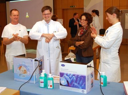 Aktionstag „Saubere Hände“ im Sankt Vincentius Krankenhaus Speyer