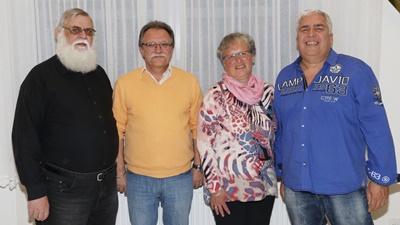 v.l.: Gerhard Saur, Richard Croissant, Roselinde Hery und Thomas Hasert